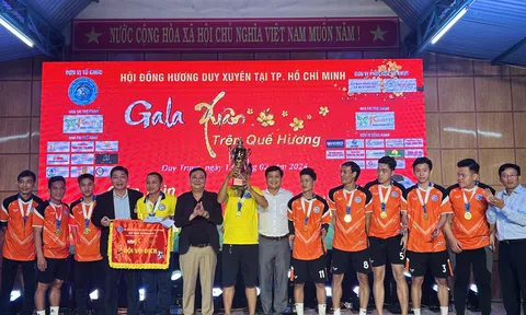 Giải bóng đá Xuân Giáp Thìn cúp Kingtek: Gắn kết tình đồng hương Duy Xuyên và quê nhà