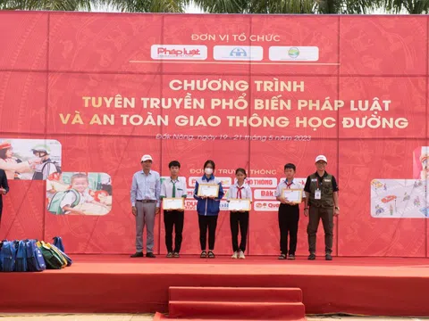 Hành trình Caravan: Nâng cao ý thức an toàn giao thông cho trẻ em Đắk Nông