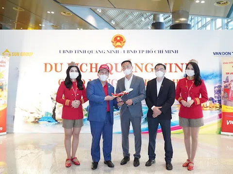 Vietjet "xông đất" sân bay Vân Đồn năm mới Tân Sửu